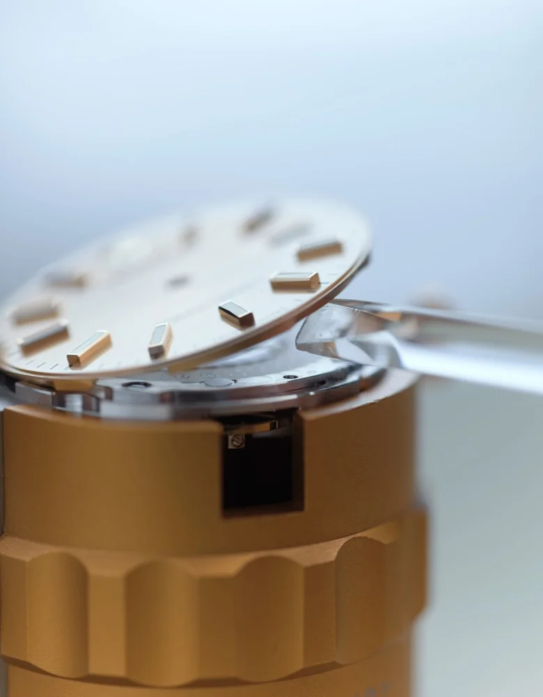 Rolex watch servicing procedure
