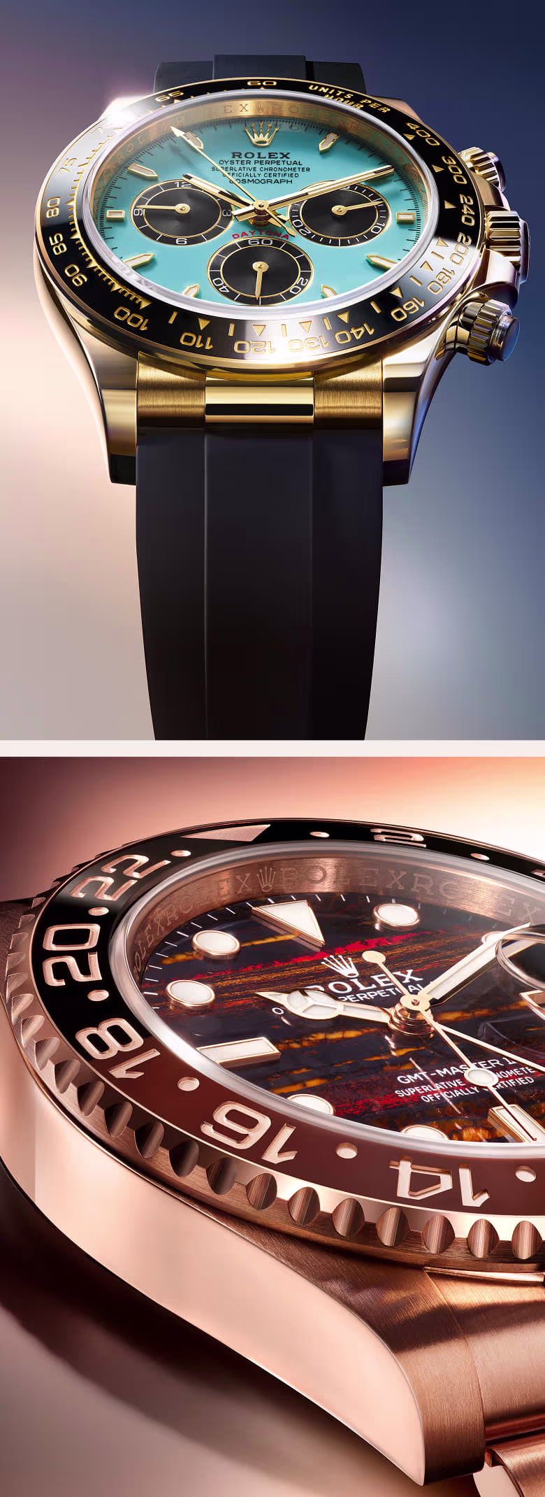 Nouveaux cadrans Rolex 2025 - Daytona, GMT‑Master II, Sky‑Dweller chez Michaud