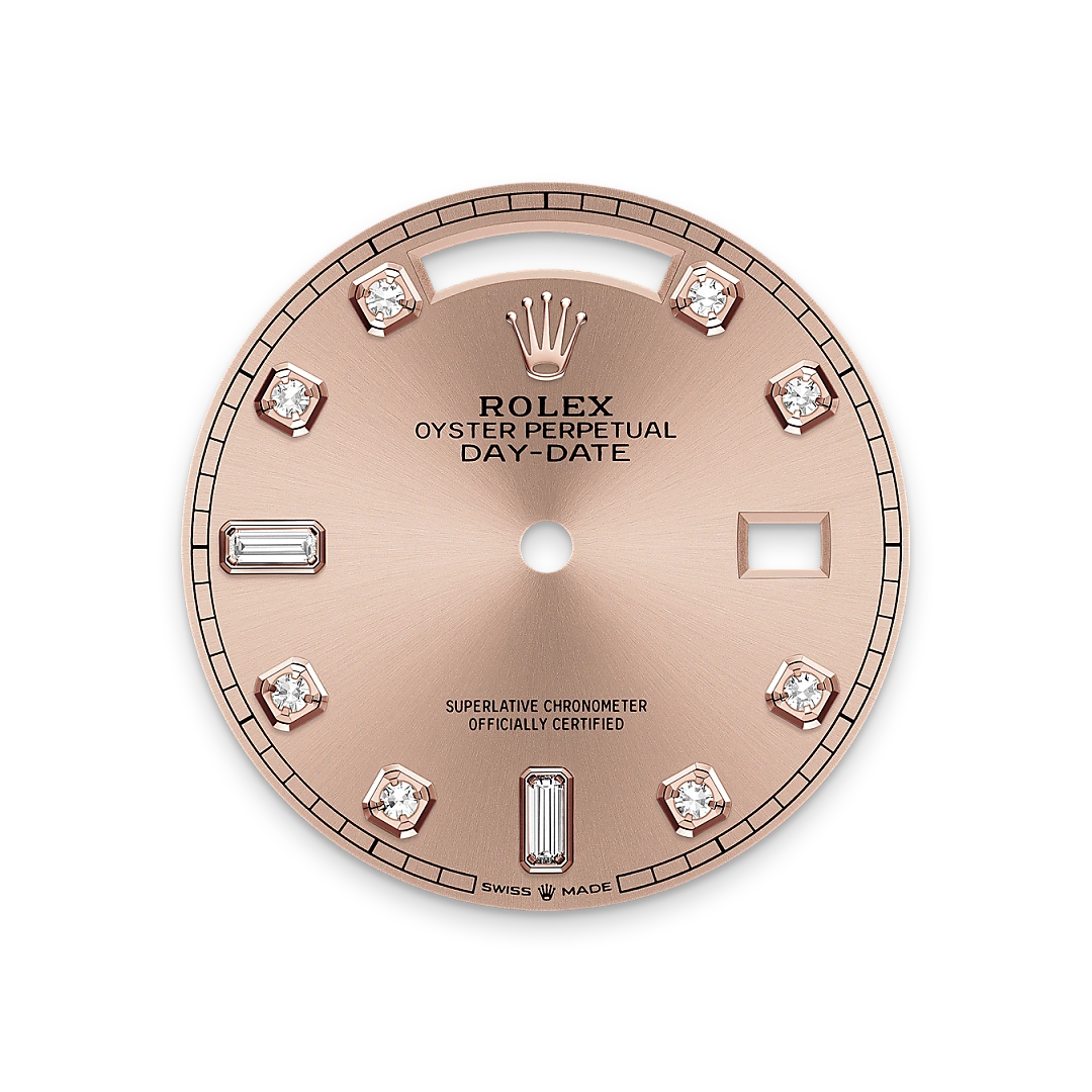 rolex Day-Date 36 in 18 ct Everose gold M128235-0009* - Michaud