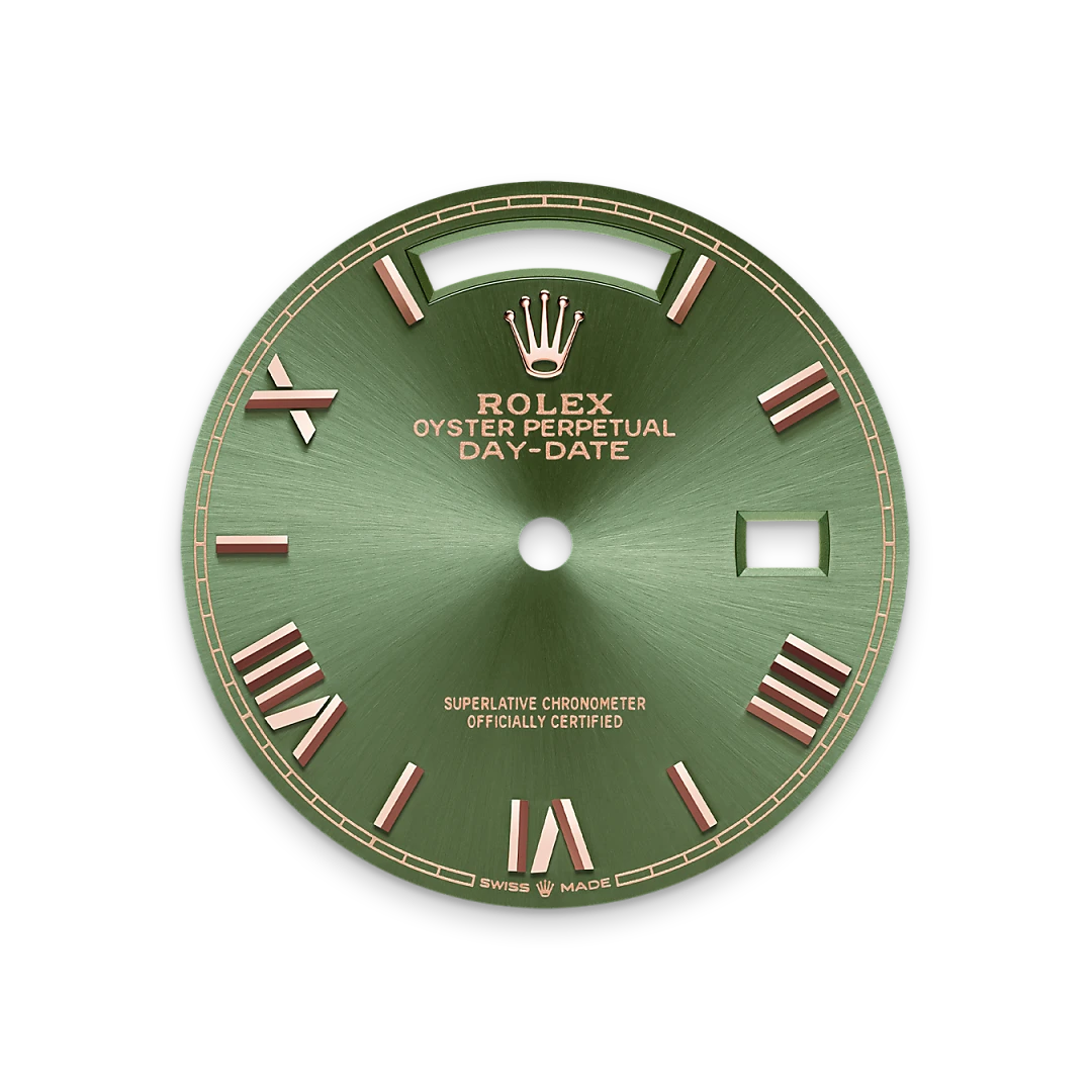 rolex Day-Date 36 in 18 ct Everose gold M128235-0089* - Michaud