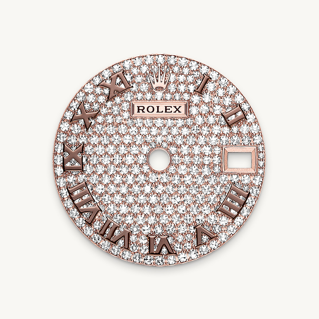 rolex Lady-Datejust in 18 ct Everose gold M279135RBR-0021* - Michaud
