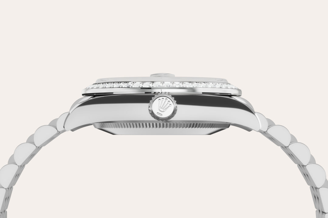 rolex Datejust 31 in White Rolesor - combination of Oystersteel and white gold M278384RBR-0008* - Michaud
