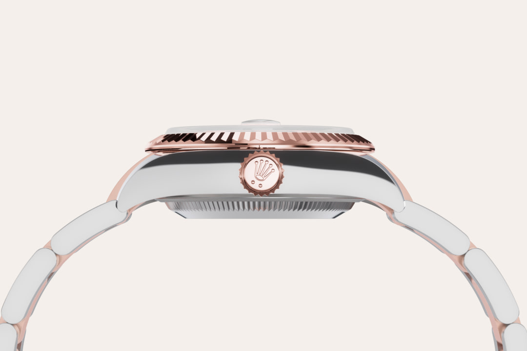 rolex Lady-Datejust in Rolesor Everose – combinaison d’acier Oystersteel et d’or Everose M279171-0028* - Michaud