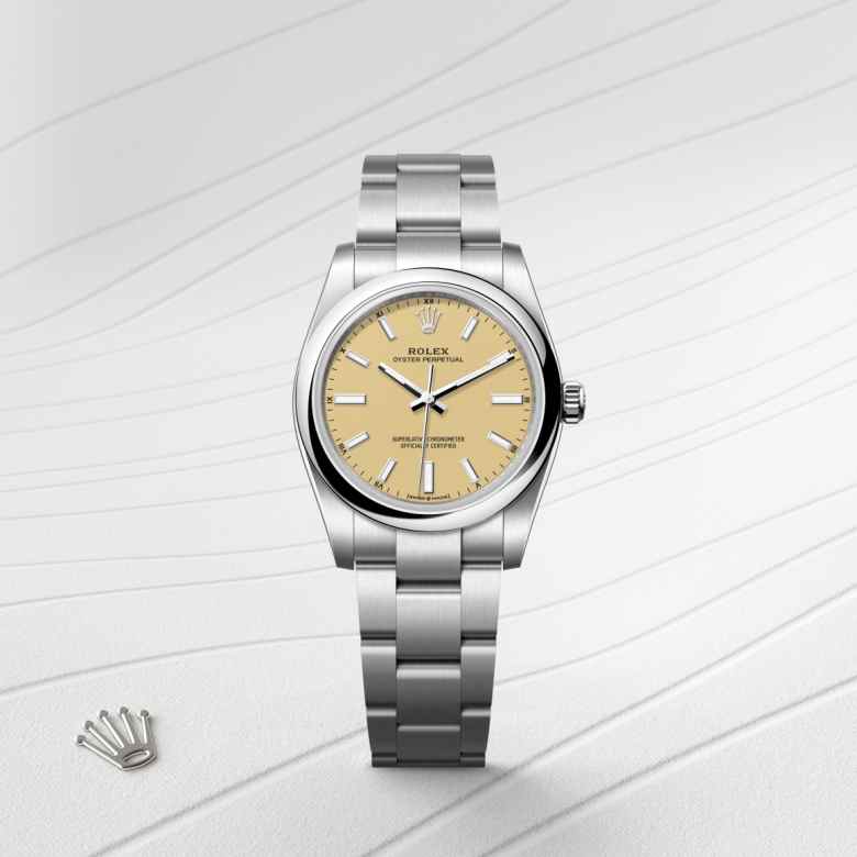 Rolex Oyster Perpetual 34 in Acier Oystersteel M124200-0007* - Michaud