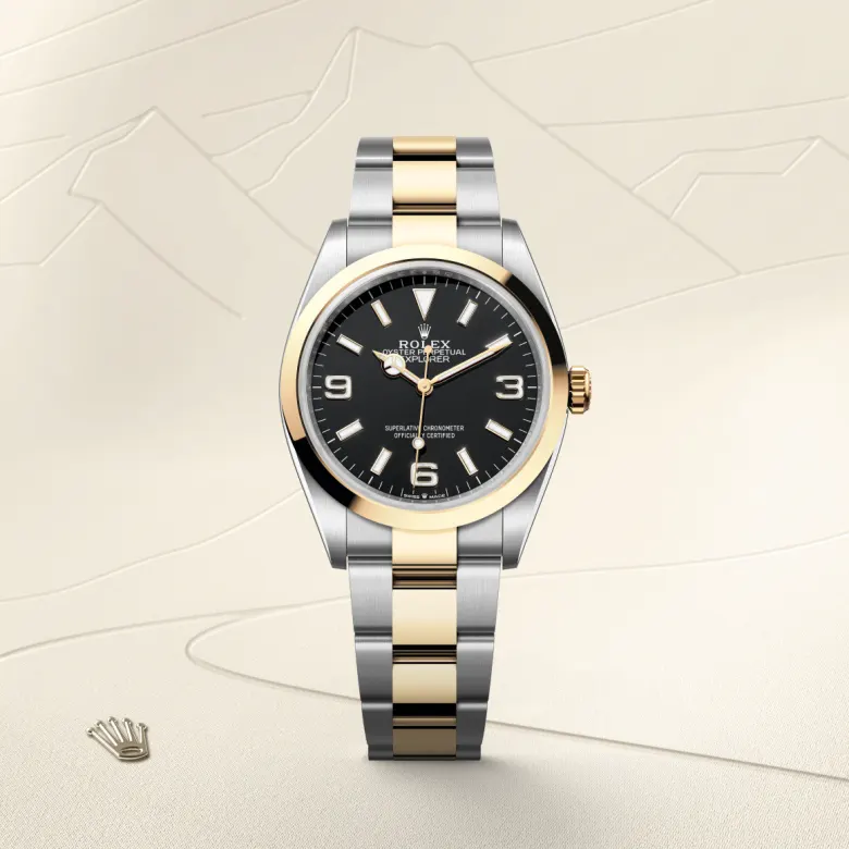 rolex Explorer 36 in Rolesor jaune – combinaison d’acier Oystersteel et d’or jaune M124273-0001* - Michaud