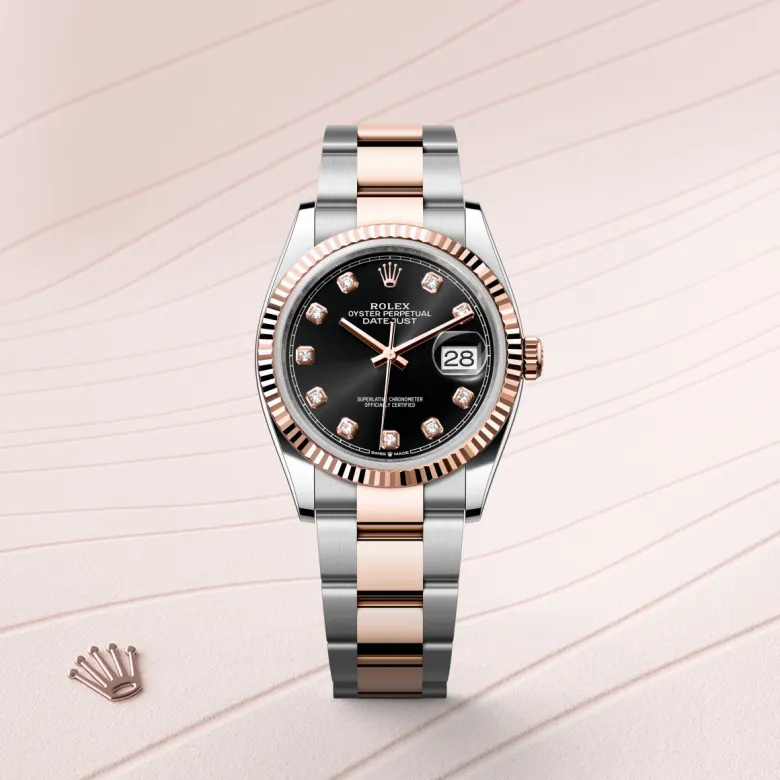 rolex Datejust 36 in Rolesor Everose – combinaison d’acier Oystersteel et d’or Everose M126231-0020* - Michaud