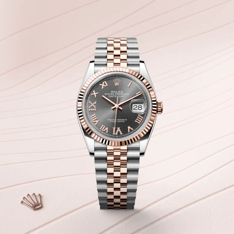 rolex Datejust 36 in Rolesor Everose – combinaison d’acier Oystersteel et d’or Everose M126231-0023* - Michaud