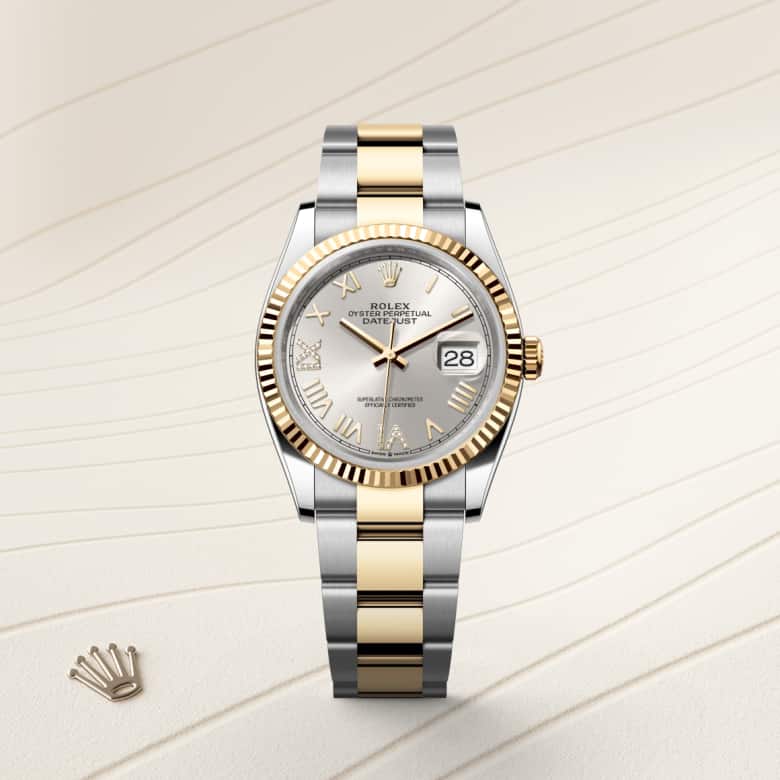 Rolex Datejust 36 in Rolesor jaune – combinaison d’acier Oystersteel et d’or jaune M126233-0052* - Michaud