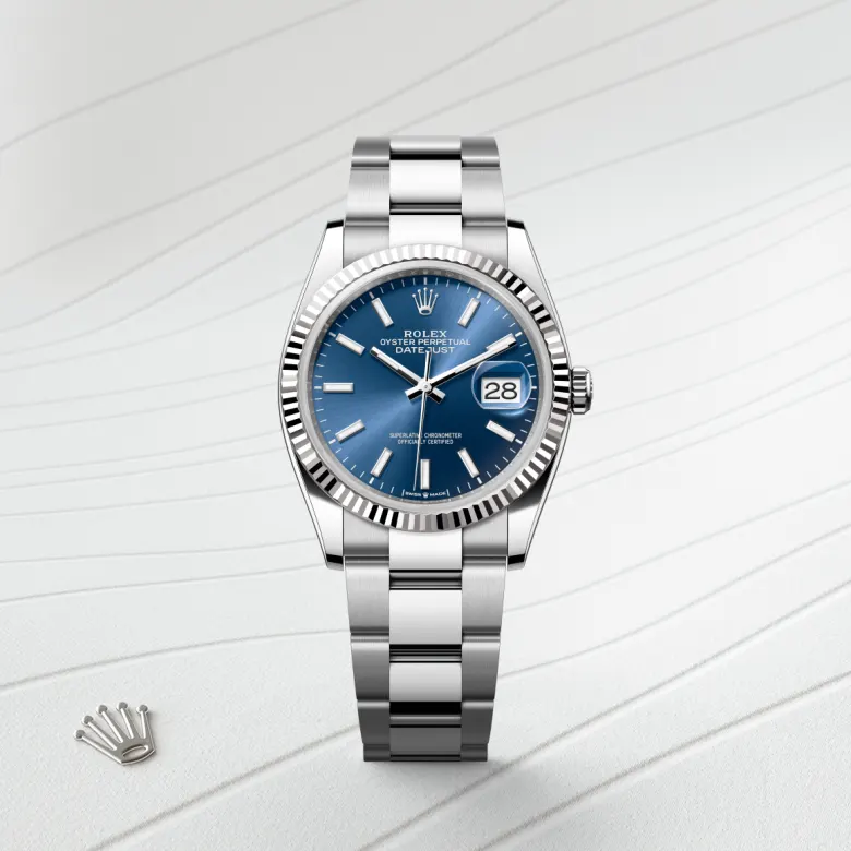 rolex Datejust 36 in White Rolesor - combination of Oystersteel and white gold M126234-0018* - Michaud