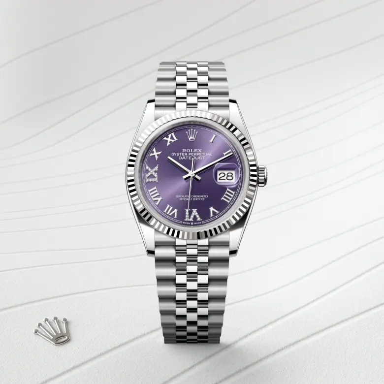 rolex Datejust 36 in White Rolesor - combination of Oystersteel and white gold M126234-0021* - Michaud