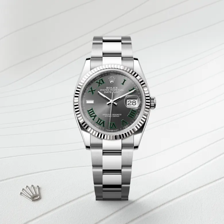 rolex Datejust 36 in White Rolesor - combination of Oystersteel and white gold M126234-0046* - Michaud