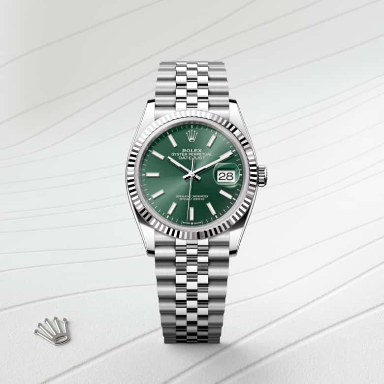 Rolex Datejust 36 in White Rolesor - combination of Oystersteel and white gold M126234-0051* - Michaud