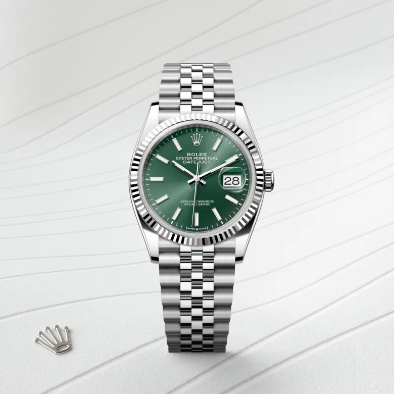 rolex Datejust 36 in White Rolesor - combination of Oystersteel and white gold M126234-0051* - Michaud