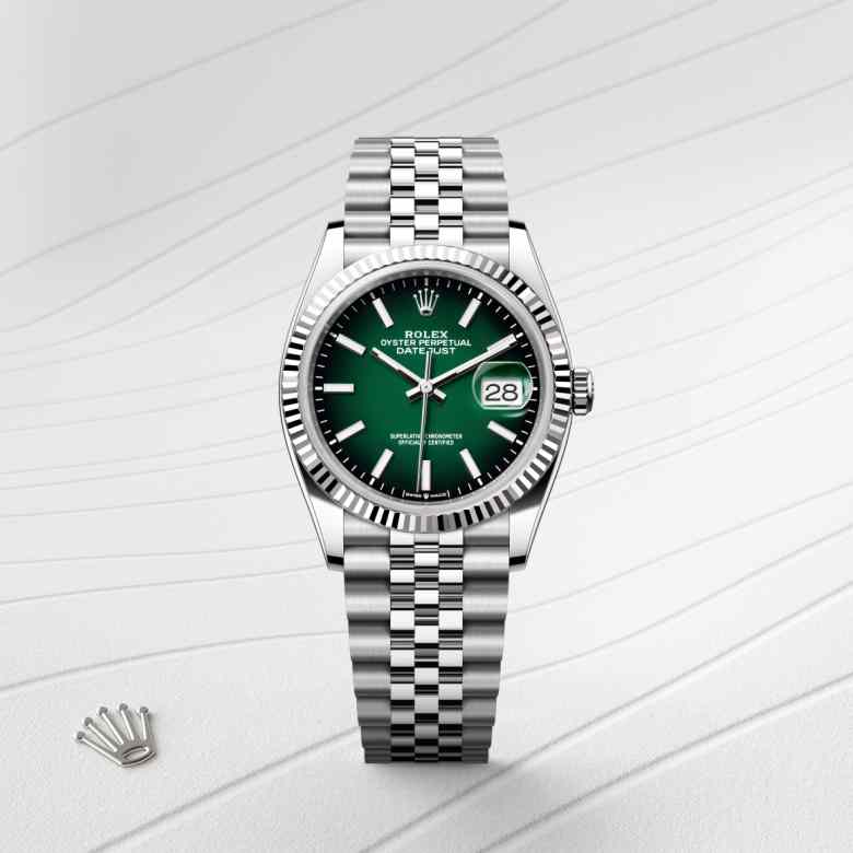 Rolex Datejust 36 in White Rolesor - combination of Oystersteel and white gold M126234-0059* - Michaud