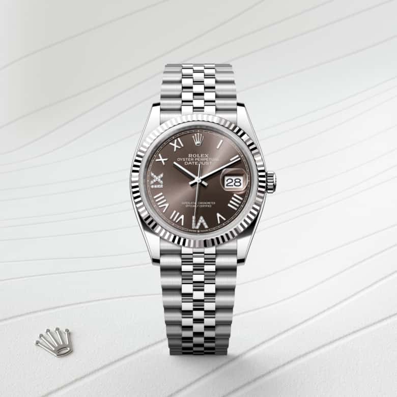 Rolex Datejust 36 in White Rolesor - combination of Oystersteel and white gold M126234-0071* - Michaud