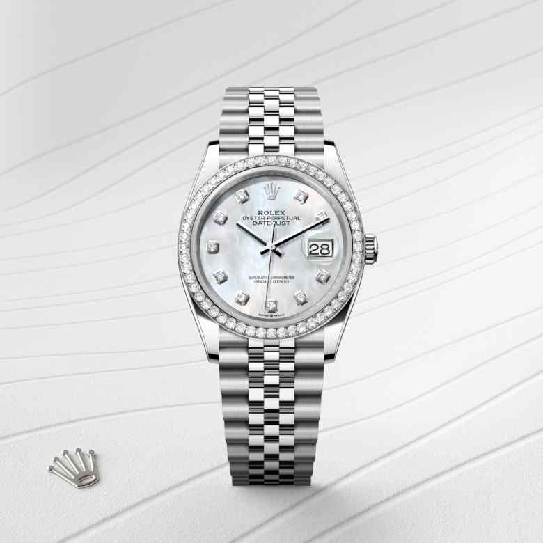 Rolex Datejust 36 in Rolesor gris – combinaison d’acier Oystersteel et d’or gris M126284RBR-0011* - Michaud