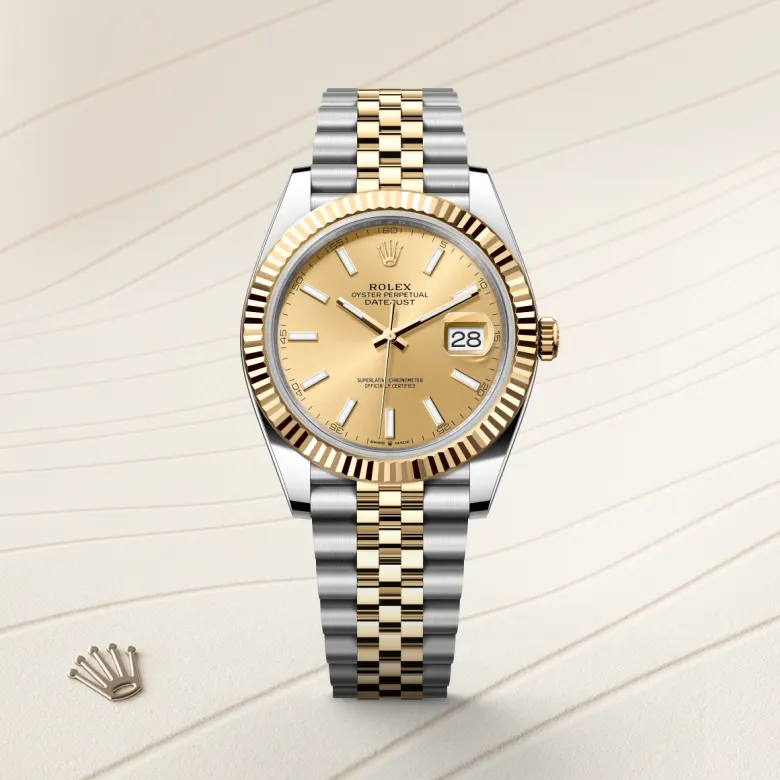 rolex Datejust 41 in Rolesor jaune – combinaison d’acier Oystersteel et d’or jaune M126333-0010* - Michaud