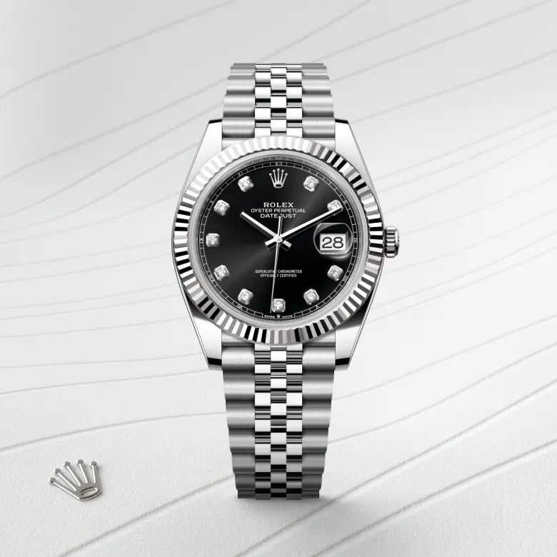rolex Datejust 41 in Rolesor gris – combinaison d’acier Oystersteel et d’or gris M126334-0012* - Michaud