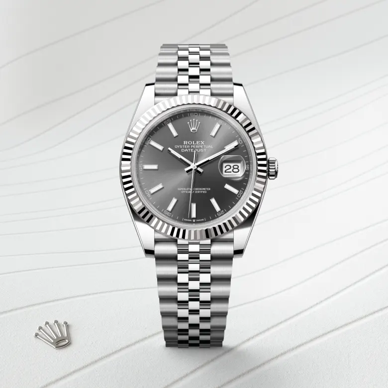 rolex Datejust 41 in White Rolesor - combination of Oystersteel and white gold M126334-0014* - Michaud