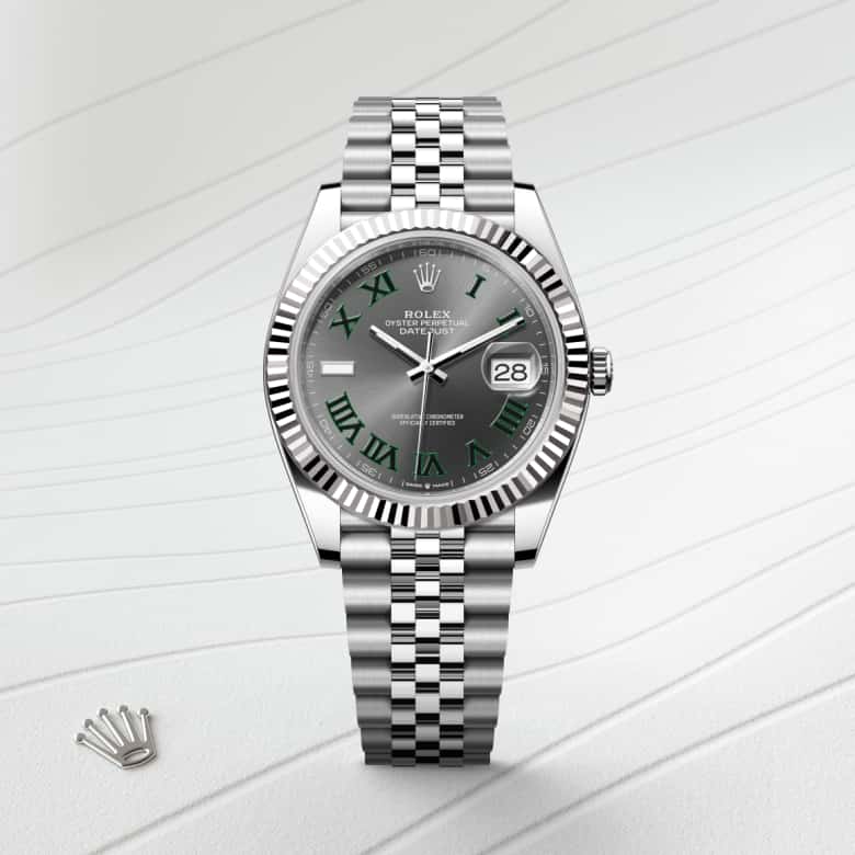 Rolex Datejust 41 in Rolesor gris – combinaison d’acier Oystersteel et d’or gris M126334-0022* - Michaud