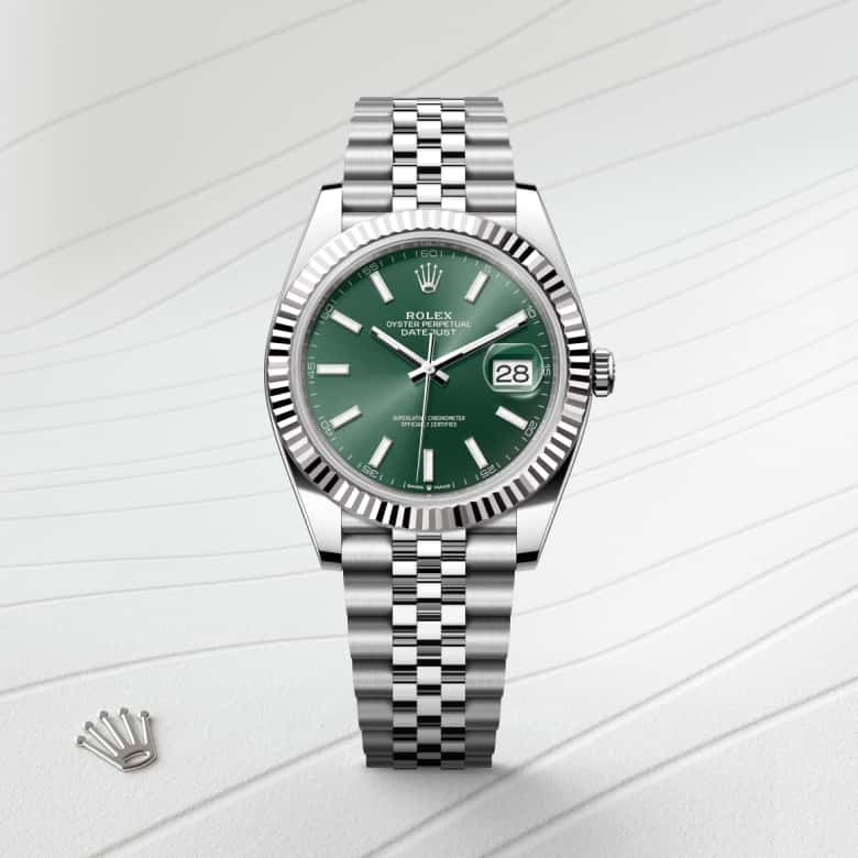 Rolex Datejust 41 in White Rolesor - combination of Oystersteel and white gold M126334-0028* - Michaud