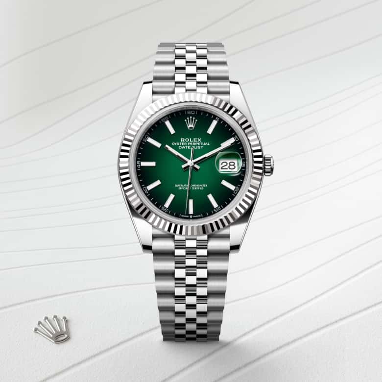 Rolex Datejust 41 in White Rolesor - combination of Oystersteel and white gold M126334-0034* - Michaud