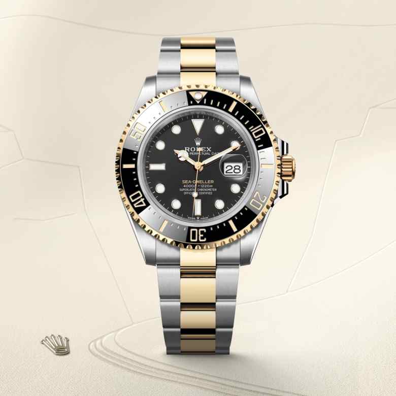 Rolex Sea-Dweller in Rolesor jaune – combinaison d’acier Oystersteel et d’or jaune M126603-0001* - Michaud