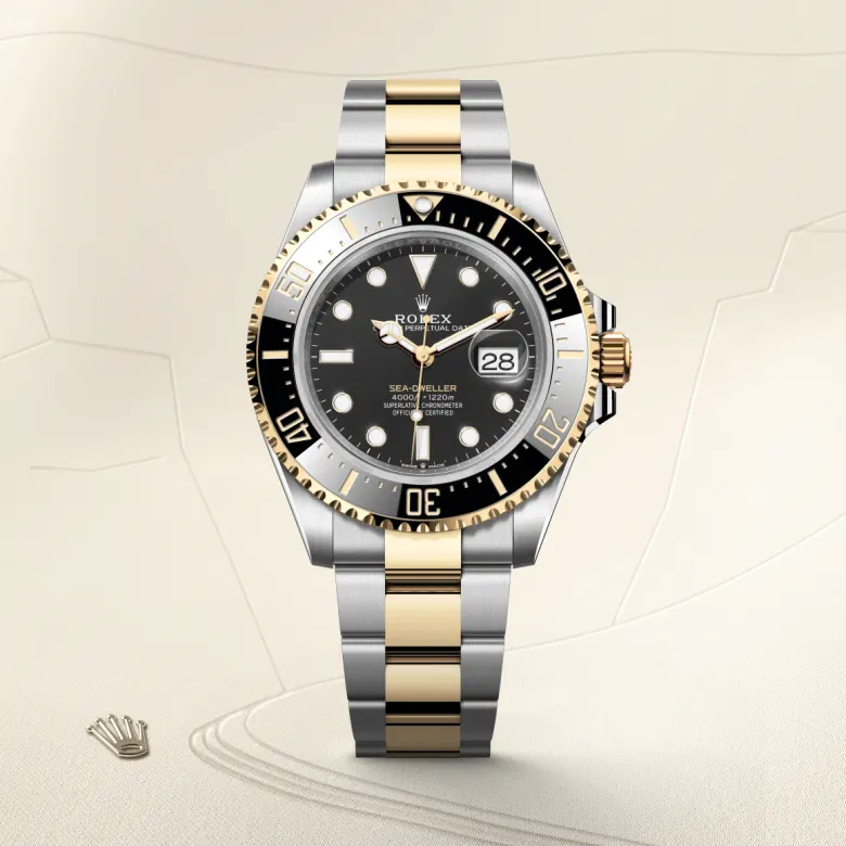 rolex Sea-Dweller in Rolesor jaune – combinaison d’acier Oystersteel et d’or jaune M126603-0001* - Michaud