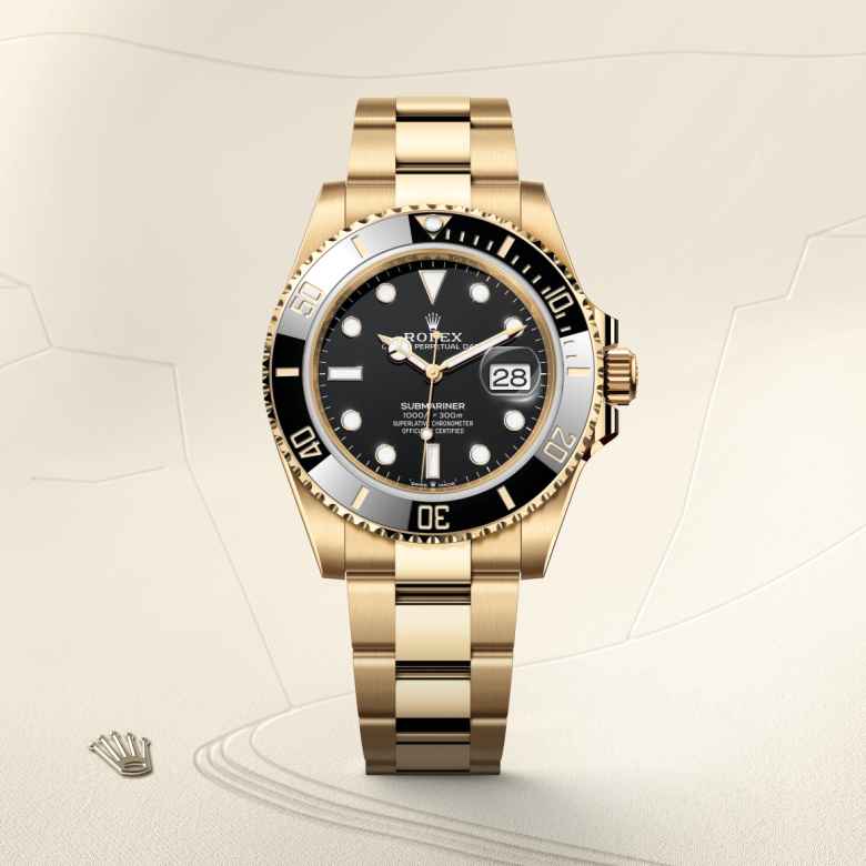 Rolex Submariner Date in 18 ct yellow gold M126618LN-0002* - Michaud