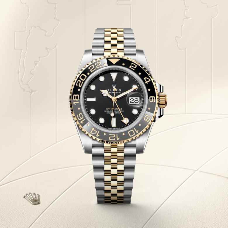 Rolex GMT-Master II in Rolesor jaune – combinaison d’acier Oystersteel et d’or jaune M126713GRNR-0001* - Michaud