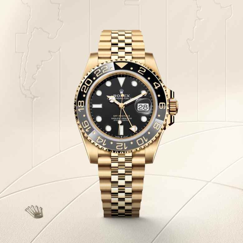 Rolex GMT-Master II in 18 ct yellow gold M126718GRNR-0001* - Michaud