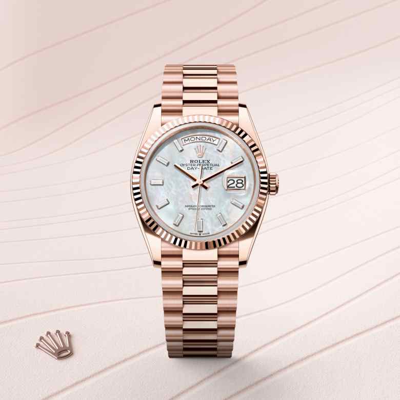 Rolex Day-Date 36 in Or Everose 18 ct M128235-0078* - Michaud