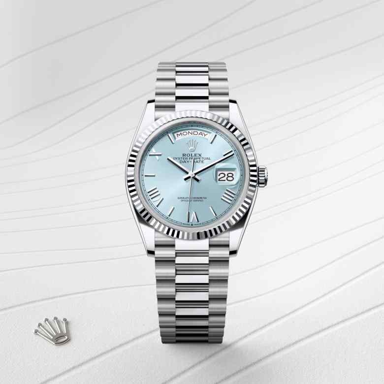 Rolex Day-Date 36 in Platinum M128236-0018* - Michaud