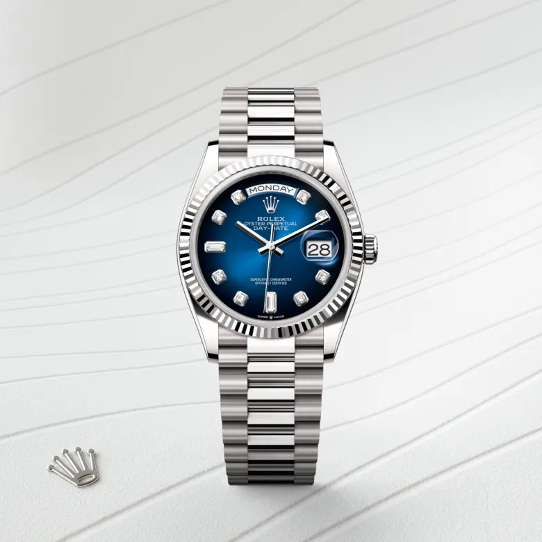 rolex Day-Date 36 in Or gris 18 ct M128239-0023* - Michaud