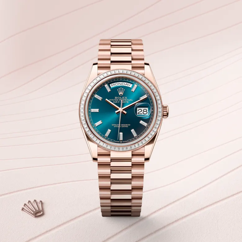 rolex Day-Date 36 in Or Everose 18 ct M128395TBR-0032* - Michaud
