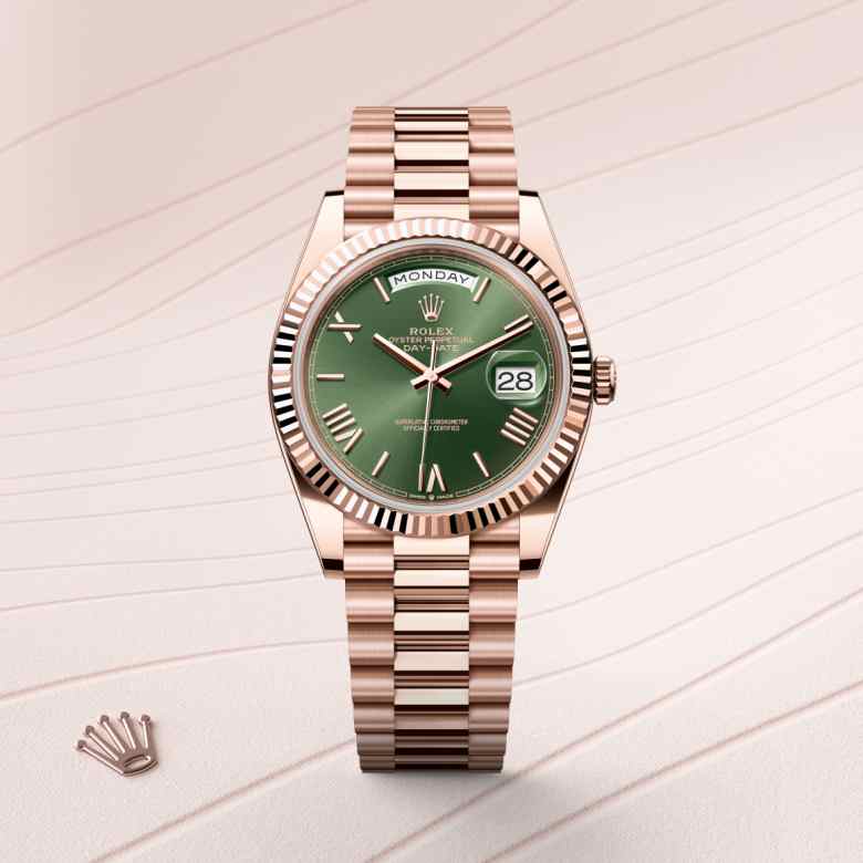 Rolex Day-Date 40 in Or Everose 18 ct M228235-0025* - Michaud