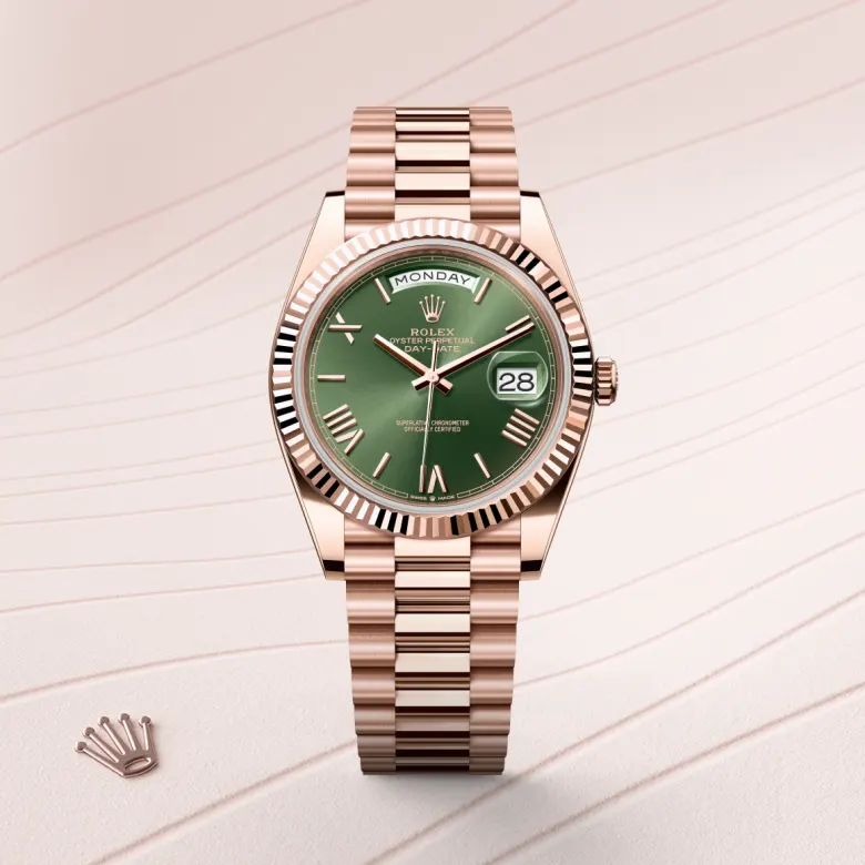 rolex Day-Date 40 in Or Everose 18 ct M228235-0025* - Michaud