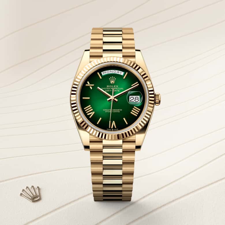 Rolex Day-Date 40 in 18 ct yellow gold M228238-0069* - Michaud