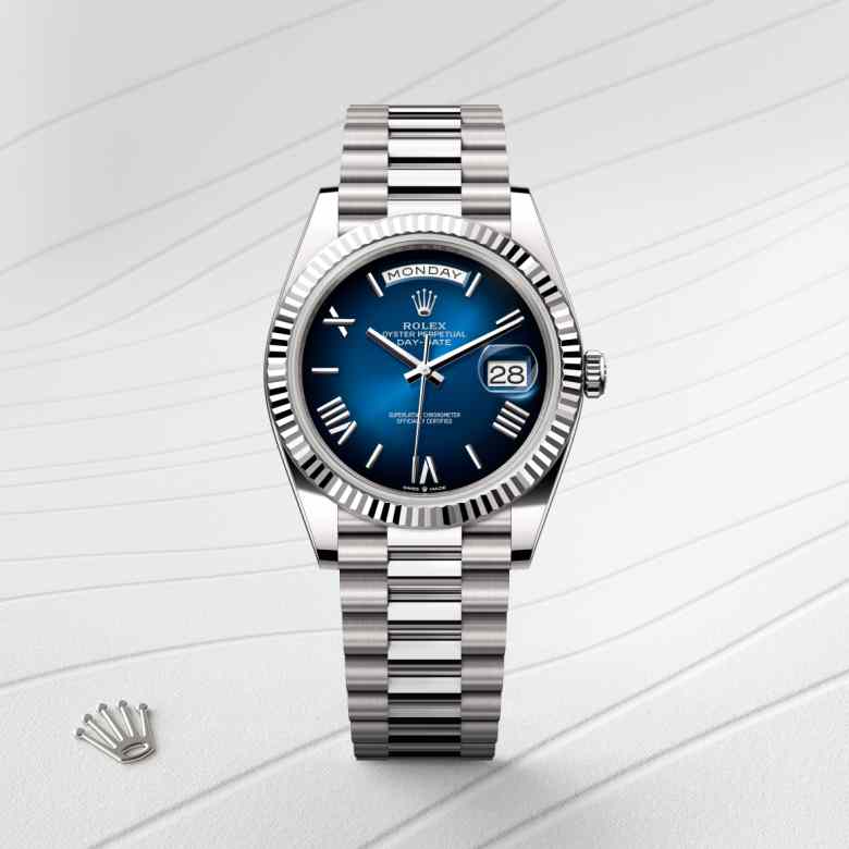 Rolex Day-Date 40 in Or gris 18 ct M228239-0076* - Michaud