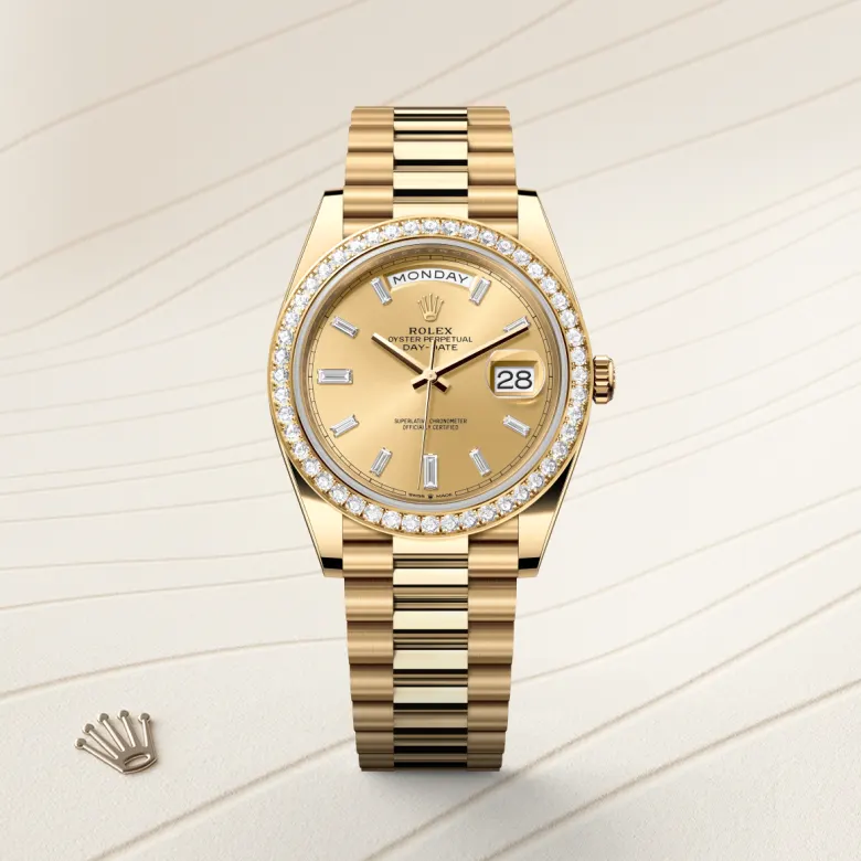 rolex Day-Date 40 in 18 ct yellow gold M228348RBR-0002* - Michaud