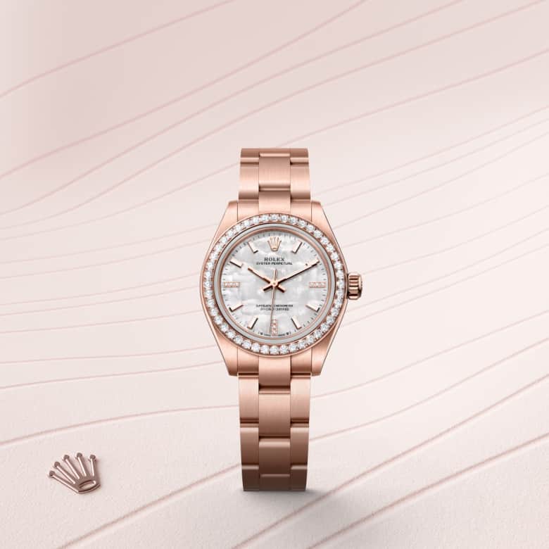 Rolex Oyster Perpetual 28 in Or Everose 18 ct M276245RBR-0001* - Michaud