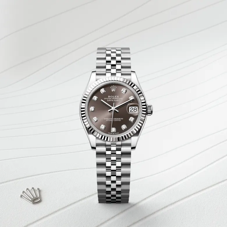 rolex Datejust 31 in White Rolesor - combination of Oystersteel and white gold M278274-0008* - Michaud