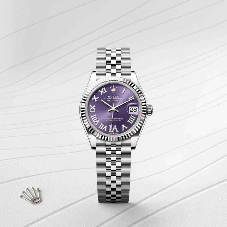 Rolex Datejust 31 in Rolesor gris – combinaison d’acier Oystersteel et d’or gris M278274-0026* - Michaud