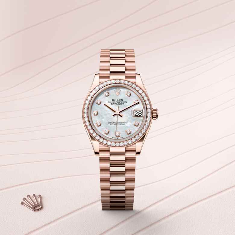 Rolex Datejust 31 in 18 ct Everose gold M278285RBR-0005* - Michaud