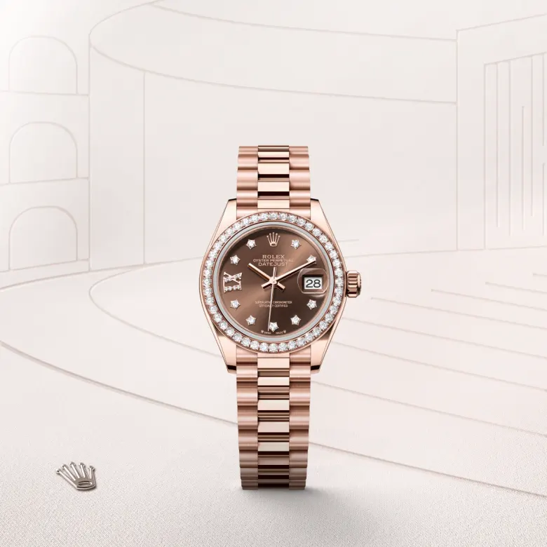 rolex Lady-Datejust in Or Everose 18 ct M279135RBR-0001* - Michaud
