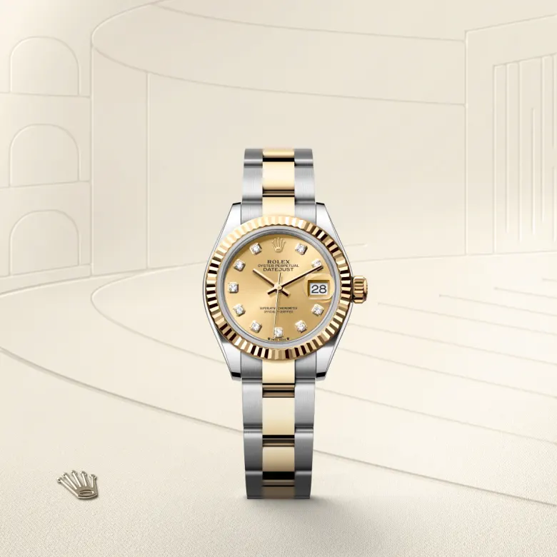 rolex Lady-Datejust in Rolesor jaune – combinaison d’acier Oystersteel et d’or jaune M279173-0012* - Michaud