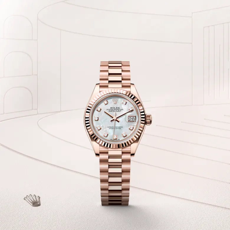 rolex Lady-Datejust in Or Everose 18 ct M279175-0017* - Michaud