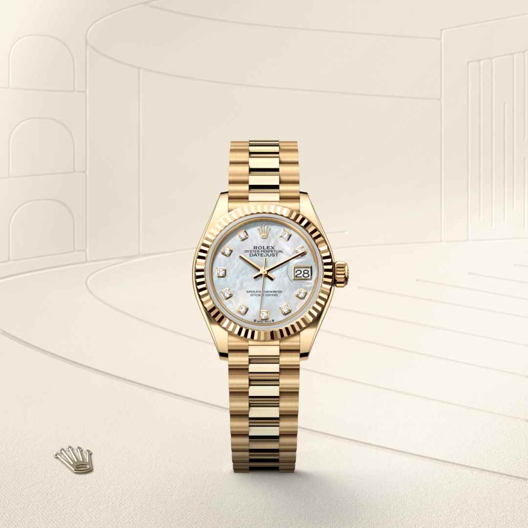 Rolex Lady-Datejust in 18 ct yellow gold M279178-0025* - Michaud