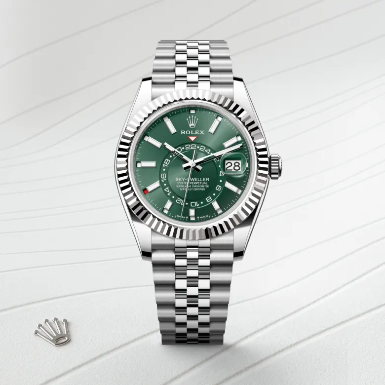 rolex Sky-Dweller in White Rolesor - combination of Oystersteel and white gold M336934-0002* - Michaud