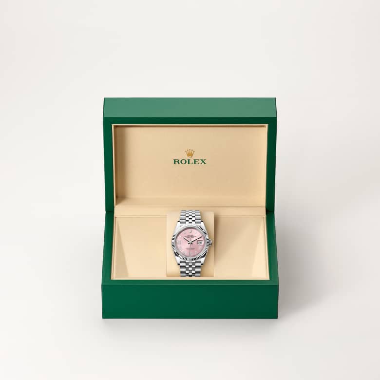Rolex Datejust 36 in Rolesor gris – combinaison d’acier Oystersteel et d’or gris M126234-0065* - Michaud